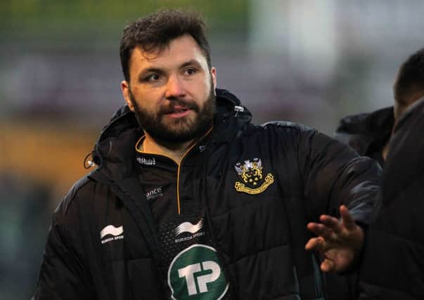 Alex Corbisiero's injury is not serious, according to Saints boss Jim Mallinder (picture: Sharon Lucey)