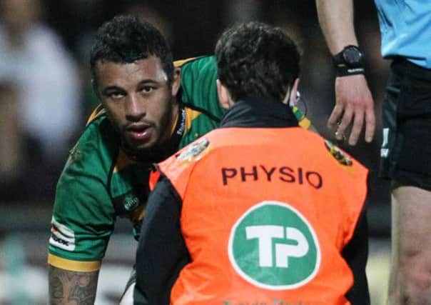 Courtney Lawes is a doubt for Sunday's game at Exeter (picture: Sharon Lucey)