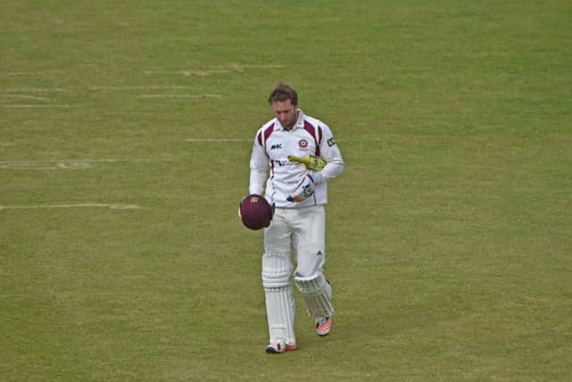 Action from day one of Northamptonshire's clash with Gloucestershire