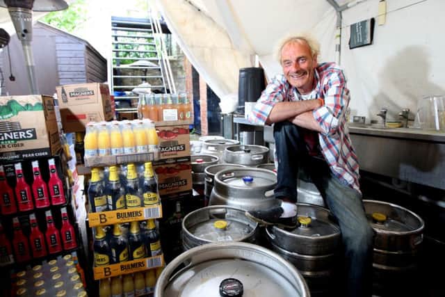 Les Adams, former landlord of The White Horse in Silverstone