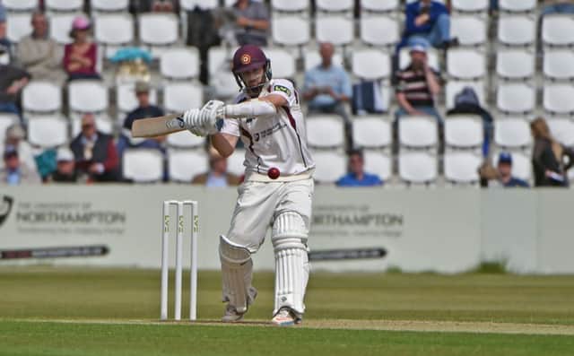 Steven Crook played a fine innings for Northamptonshire against his old county