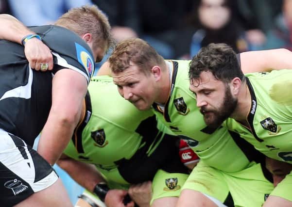 Dylan Hartley and Alex Corbisiero will look to push Saints to title glory (picture: Kirsty Edmonds)