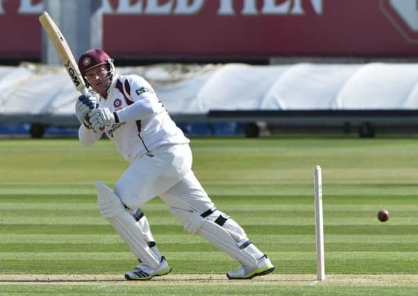 Richard Levi will miss Northamptonshire's next match with a finger injury