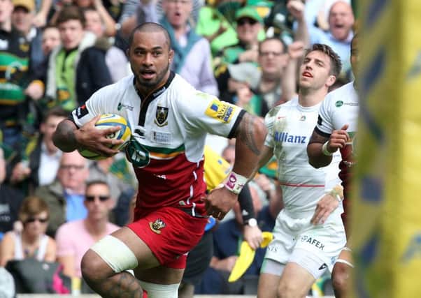 Samu Manoa scored for Saints as they beat Saracens last month (picture: Sharon Lucey)