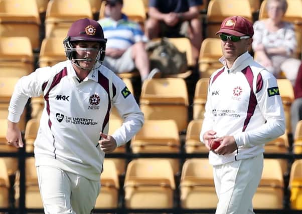 Rob Newton and Stephen Peters were both in good form with the bat for Northamptonshire