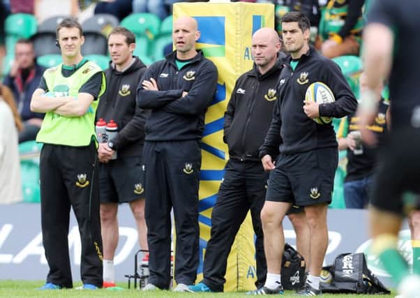 Jim Mallinder saw his Saints team finish top of the league for the first time, but then come up short in the end-of-season play-offs (Picture: Kirsty Edmonds)