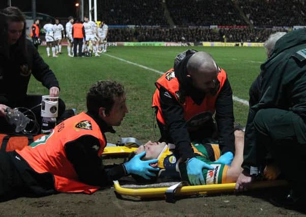 George North hasn't played rugby since he suffered concussion during Saints' win over Wasps on March 27