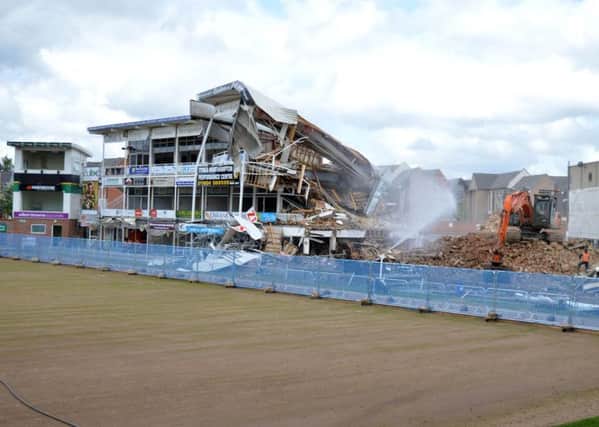 The Sturtridge Pavilion is being demolished (picture: Dave Ikin)