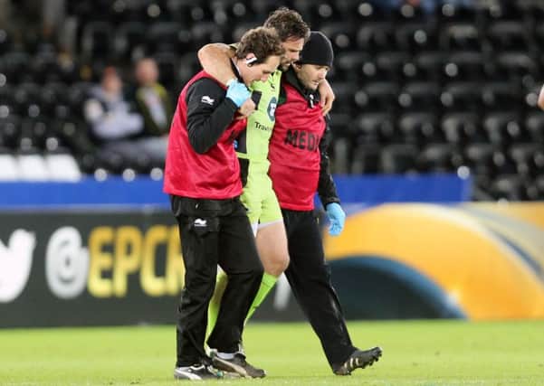 Ben Foden suffered a knee injury at Ospreys in January (picture: Kirsty Edmonds)