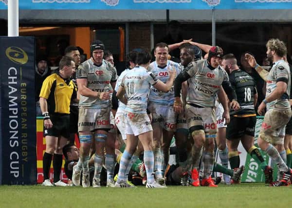 Racing won 32-8 at Franklin's Gardens back in January (picture: Sharon Lucey)