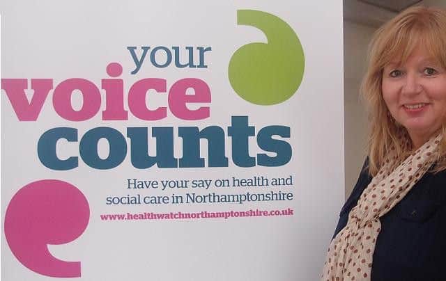Rosie Newbigging, chief executive of Healthwatch Northamptonshire