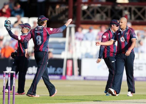 SAME AGAIN PLEASE - the Steelbacks enjoyed an excellent win over Derbyshire Falcons last Thursday night (Picture: Kirsty Edmonds)