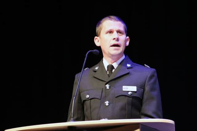Northamptonshire Police Awards ceremony at Spinney Theatre, Northampton School for Girls.
Assistant Chief Constable Ivan Balhatchet NNL-150520-092915009