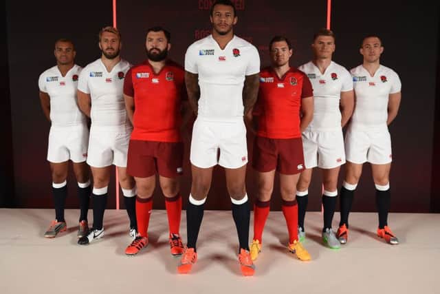 Courtney Lawes (centre) is at the heart of England's Rugby World Cup bid