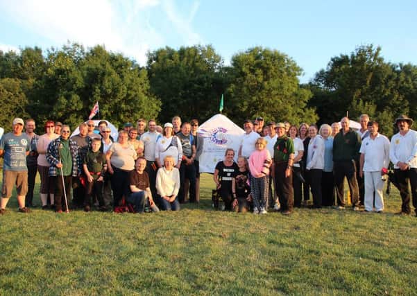Charity archery event in Daventry