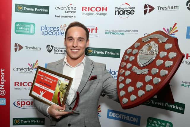 Northamptonshire Sports Awards 2014 
At Kettering Conference Centre
Winner Sports Personality of the Year Daniel Keatings
Sponsored by Travis Perkins
Thursday November 6 2014