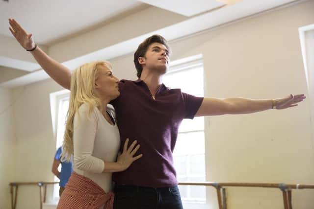 The cast for the musical of Legally Blonde in rehearsals