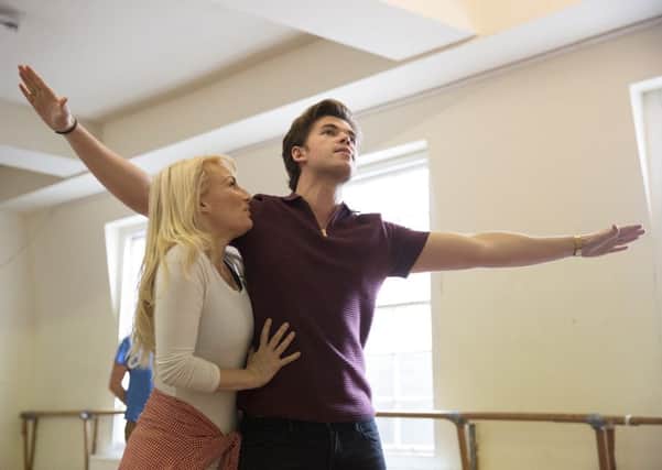 The cast for the musical of Legally Blonde in rehearsals