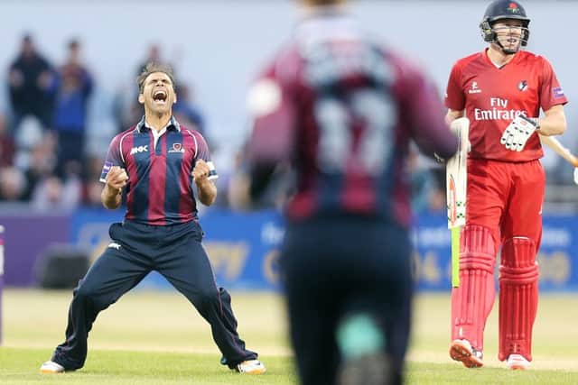Muhammad Azharullah has signed a new two-year deal at Northants (picture: Kirsty Edmonds)