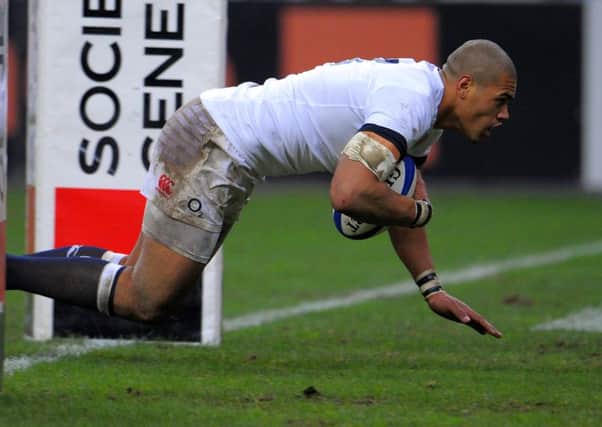 Luther Burrell scored in Paris on his England debut