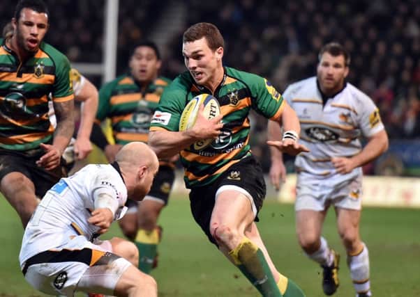 HE'S BACK - George North in action for Saints against Wasps in March