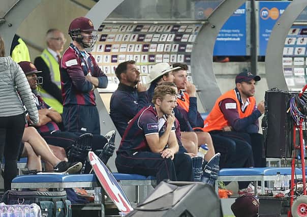 NOT THEIR NIGHT - Skipper Alex Wakely looks on as the Steelbacks lose the T20 final to Lancashire at Edgbaston (Pictures: Kirsty Edmonds)