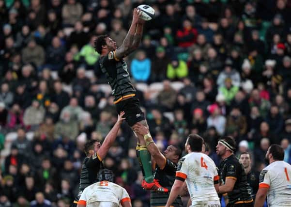 Courtney Lawes and Tom Wood will look to ensure England's lineout functions well against Fiji on Friday night (picture: Sharon Lucey)