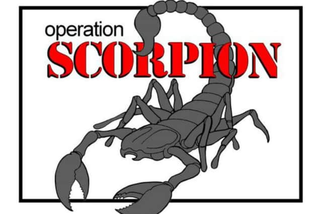 Northamptonshire Police has launched a three-month crackdown on violent crime called Operation Scorpion