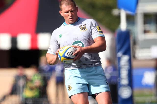 Dylan Hartley started for the first time since his ban ended