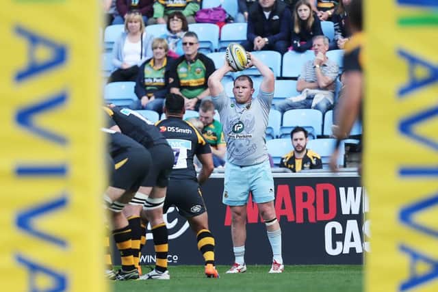 Dylan Hartley put in a powerful performance