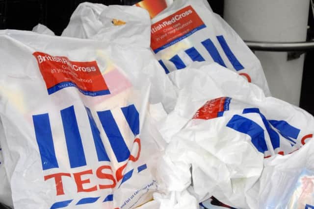 Tesco carrier bags issue: Photo PA