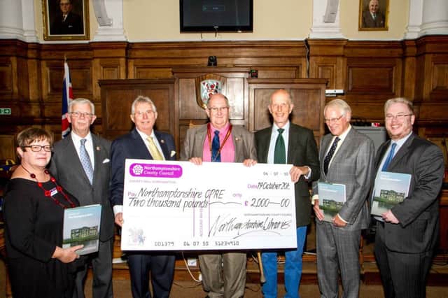 Northamptonshire County Council presented CPRE Northamptonshire with a cheque for £2,000, which is a proportion of the profits raised from the Icons of Northamptonshire book sales since it was launched in October 2014.