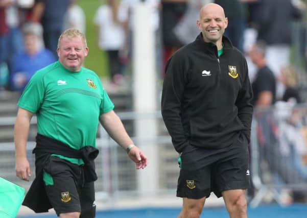 Dorian West and Jim Mallinder have recruited some stellar names since arriving at Saints in 2007 (picture: Sharon Lucey)