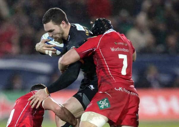 George North faced his former club on Saturday night (picture: Sharon Lucey)