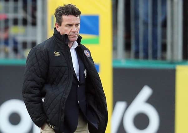 Mike Ford was not a happy man after Bath's defeat to Saints (picture: Kirsty Edmonds)