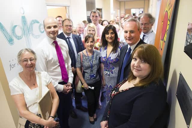 The new home for Voice, the victim and witness service for Northamptonshire, officially opened by Adam Simmonds, Police and Crime Commissioner and Linda Lee, Chair of Voice.Riverside House, Riverside Way, off Bedford Road, Northampton, NNL-151007-154101009