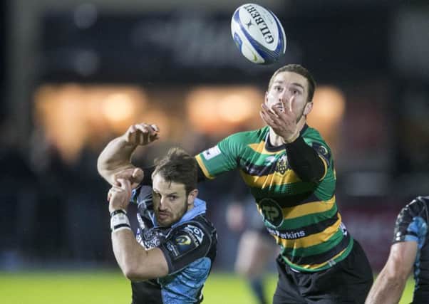 George North and Saints claimed a stunning win at Glasgow last month