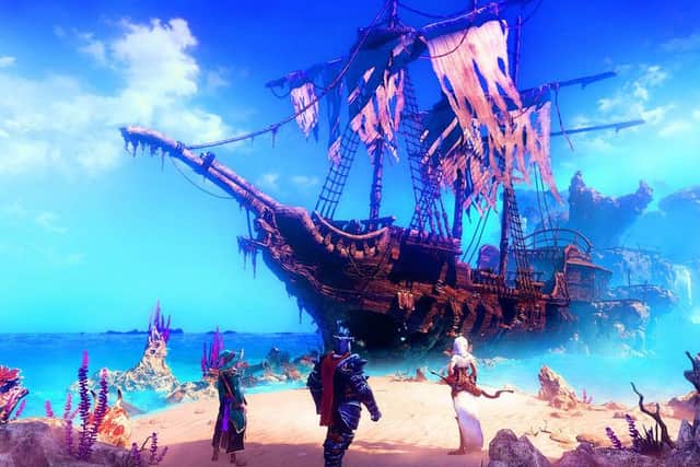 Trine 3 is a 3D platforming puzzle game set in a vivd fantasy world