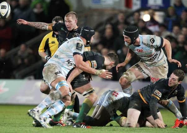 Saints were beaten by Racing at Franklin's Gardens back in January (picture: Sharon Lucey)