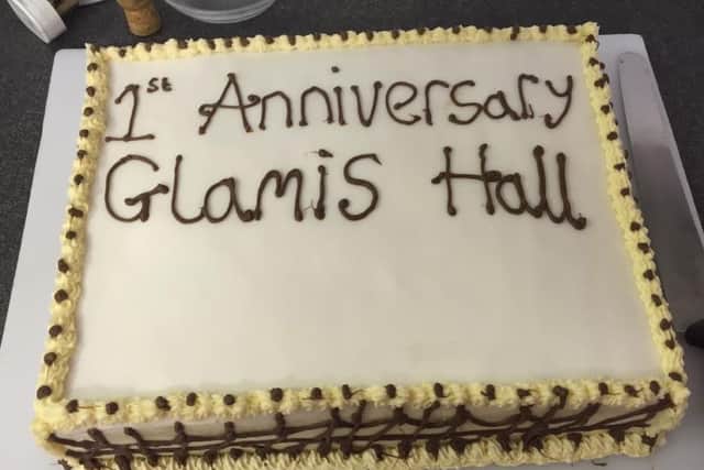 The anniversary cake
