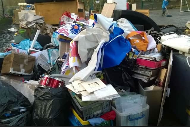 Burnley Road Academy in Yorkshire was severely damaged by flooding