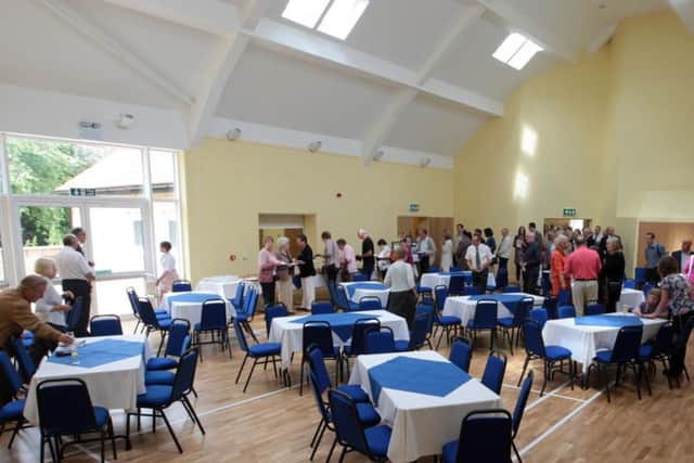 The opening of Stanwick Village Hall in 2011