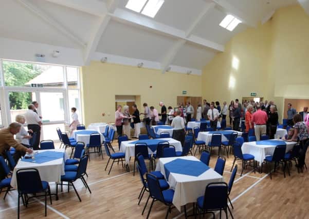The opening of Stanwick Village Hall in 2011