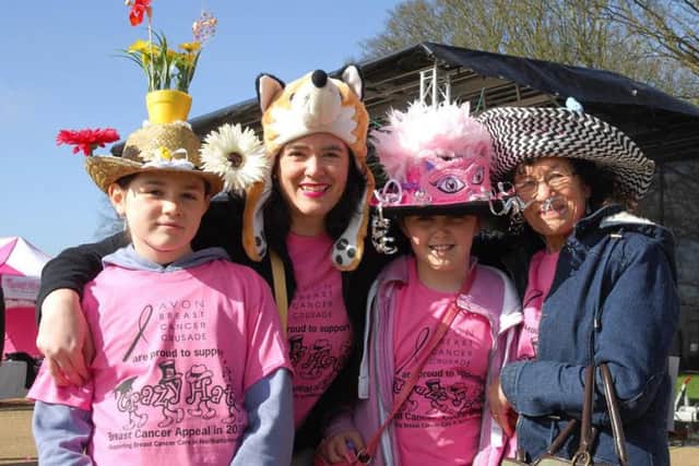 Some of the crazy hats on show at last year's walk