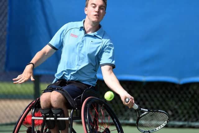 Dermot Bailey is in the USA to play in two tournaments, the first of which is in Arizona today. Picture courtesy of the Tennis Foundation