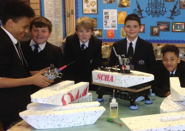 Sir Christopher Hatton Academy pupils have developed a simplified gearbox for use on a boat
