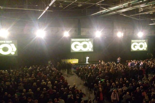 The meeting attracted more than 2,000 people. NNL-160123-175254001
