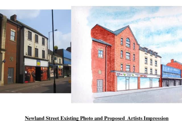 The proposed Newland Street development.
