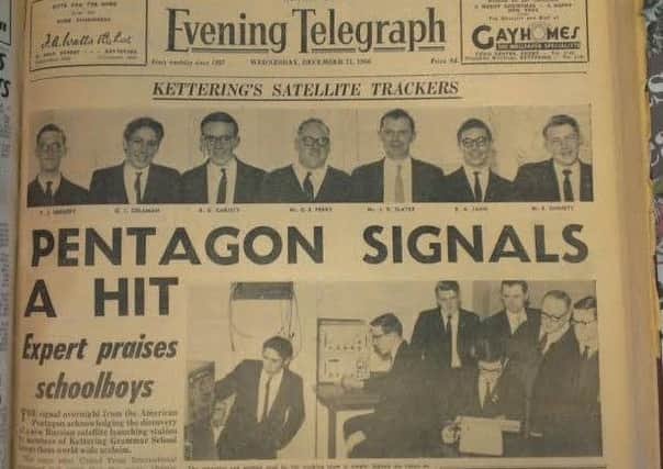 A copy of our front page backin 1966 when the discovery was made.