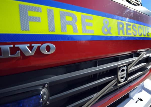 Fire crews were called to two fires in Corby this morning